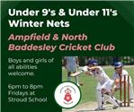 Under 9's and Under 11's Winter Nets