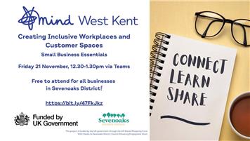 Free Connect and Learn sessions for small businesses in the Sevenoaks District