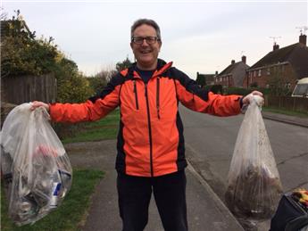 New Volunteer litter picker, starts with a surprising amount of rubbish