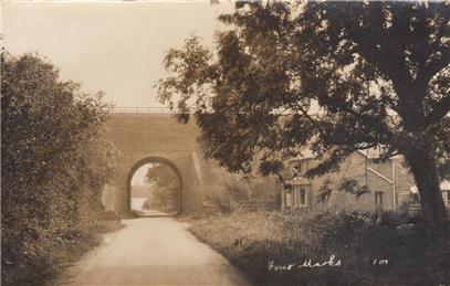 Lymington Bottom Road, looking towards Campbells Corner - Postmarked 23.12.1923 - New Postcards added to website