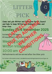 Litter Pick CANCELLED