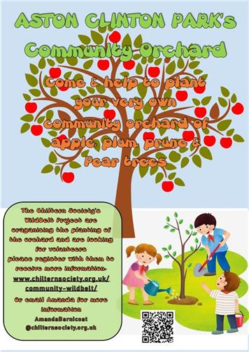  - Volunteers Needed to help plant Aston Clinton's Community Orchard