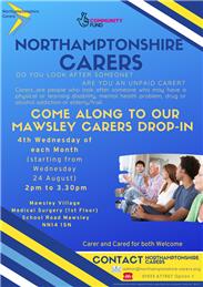 Northamptonshire Carers drop in sessions