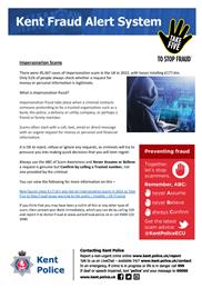 Kent Fraud Alert System