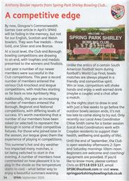 News from Spring Park Shirley Bowling Green - SPAN Magazine  - Sep 2026