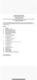 Parish Council Meeting - Wednesday 19th June 2024