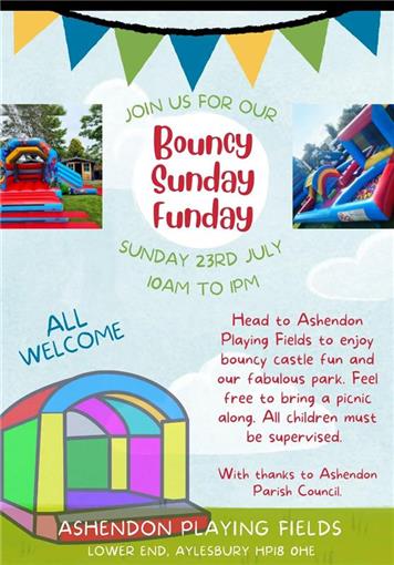  - Coming soon! - The Bouncy Sunday Funday - Sunday 23rd July 2023