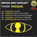 Think WIDEN to prevent burglary