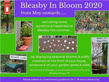  - Bleasby in Bloom 2020 - get creating!