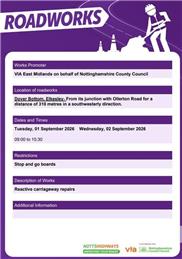 Roadworks Bulletin