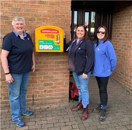 New Defibrillator at Guide Hut