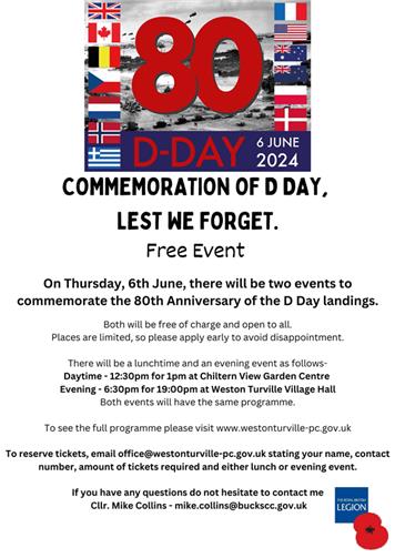  - Commemoration of the 80th Anniversary of D Day