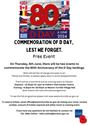 Commemoration of the 80th Anniversary of D Day 