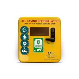 Missing Defibrillator  outside Ghent House - Balderton