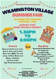 Diary Date - 31st August  for Wilmington Fair
