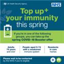 Covid-19 Spring Booster for vulnerable people