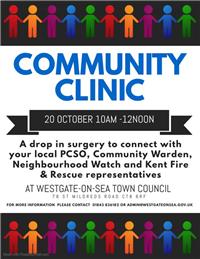 Community Clinic Wednesday 20 October