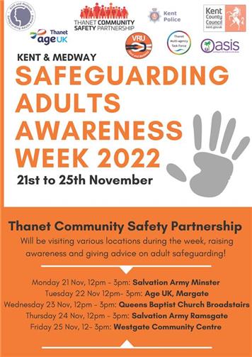  - National Adult Safeguarding Awareness Week 21 - 25 November 2022