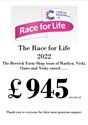 Race for Life - Total Raised