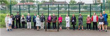 Official Opening of Tennis Practice Fence