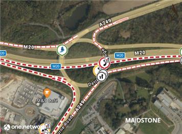  - O2 (UK) Limited - Temporary 40MPH Speed Limit - A249 Sittingbourne Road, Maidstone - 8th April 2024