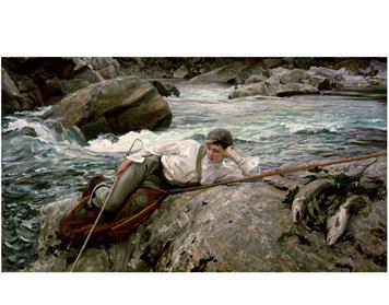 On Holiday in Norway, John Singer Sargent, Lady Lever Gallery - Gems from the National Collections - Part 2