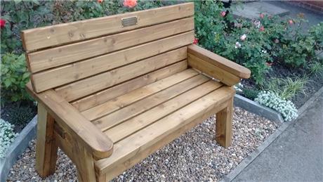 Memorial bench Swanwick Methodist Church - Garden benches and planters