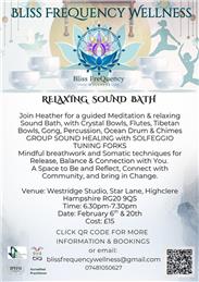 Bliss Frequencies Sound Bath