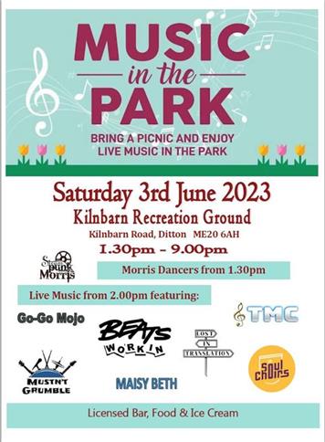  - Music in the Park - 3rd June 2023