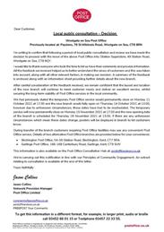 Post Office Update 11.11.21