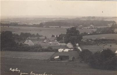 Ropley from Soames Lane - New Postcards added to website