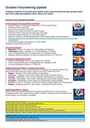 Active Citizenship October Newsletter