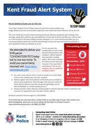 Kent Fraud Alert System