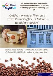 AGE UK - Westgate Coffee Morning for over 50s