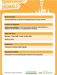 Roadworks Bulletin