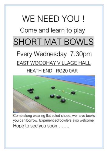 - Interested in short mat bowls?