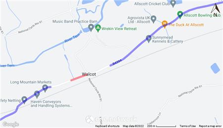  - Temporary road closure along Boundary At Walcot To Withington Junction B4394, Walcot