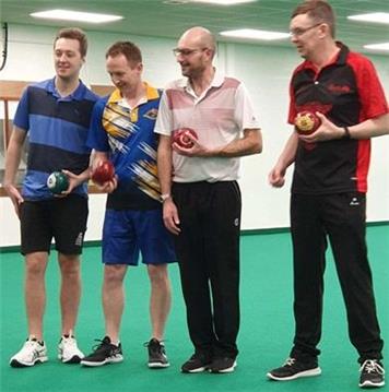Semi-Finalists Harry Goodwin, James Rippey, Mark Royal and Mark Dawes - Masters 2024