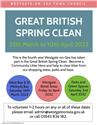 Great British Spring Clean - Volunteers needed!