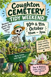 Coughton Cemetery Tidy 10th & 11th October