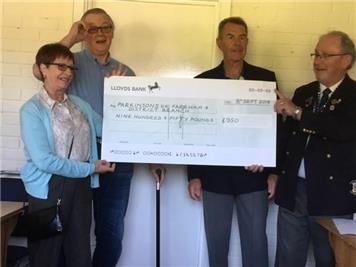 - Colin Ford Tournament 2019 - A couple of photos of the cheque presentation attached
