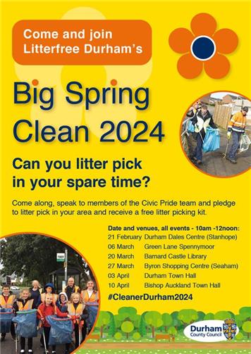  - Big Spring Clean 12th Feb to 12th April 2024