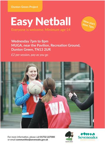  - Easy Netball: Restarts 6th March!