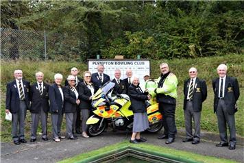 Presentation of Cheque from Charity day