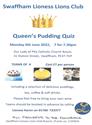 Queen's Pudding Quiz
