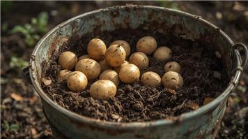 Weigh in - Potatoes in a Bucket Competition