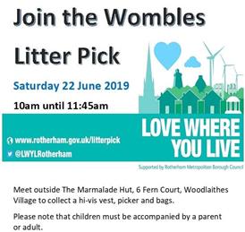 Litter pick event - 22nd June 2019