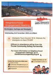 Neighbourhood Engagement Meeting