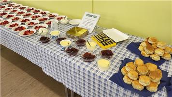 Soggy Sunday with Strawberries and Scones!