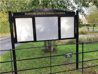 Ryewood - new noticeboard and defibrillator